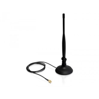   Delock SMA WLAN 4 dBi Antenna mágneses állvánnyal és hajlékony szerkezettel (88413)