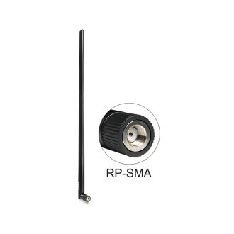   Delock WLAN antenna RP-SMA 802.11 b/g/n 9 dBi mindenirányú, csuklós (88450)