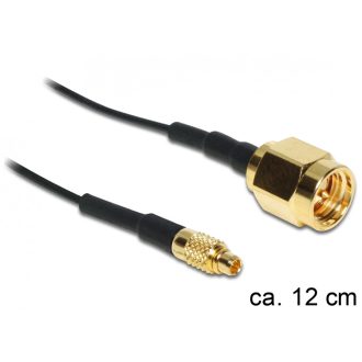   Delock MMCX csatlakozódugó > RP-SMA Jack adapter, 120 mm (88471)