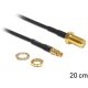 Delock TS-9 dugó > RP-SMA Jack 200 mm adapter (88483)