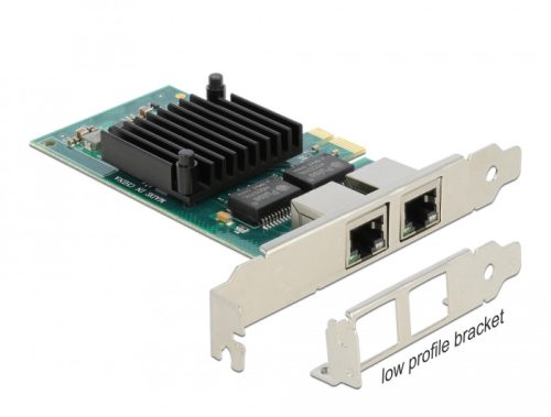 Delock PCI Express kártya - 2 x Gigabit LAN (88502)