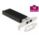 Delock PCI Express x8 Kártya 2 x RJ45 10 Gigabit LAN X540 (88505)