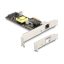 Delock PCI Express x1 kártya - 1 x 2,5 Gigabit LAN PoE+ (88506)