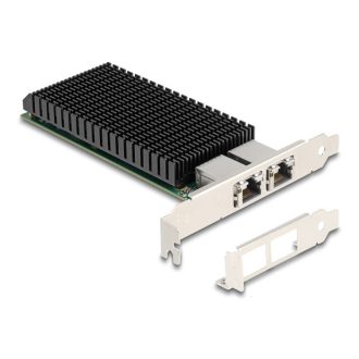   Delock PCI Express x8 hálózati kártya 10 Gigabit LAN 2 x RJ45 X540 (88522)
