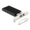 Delock PCI Express x8 hálózati kártya 10 Gigabit LAN 2 x RJ45 X540 (88522)