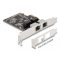 Delock PCI Express x1 kártya - 2 x RJ45 Gigabit LAN (88615)