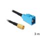 Delock SMB dugó > FAKRA Z jack RG-174, 3m (88652)