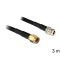 Delock RP-SMA dugó > N jack LMR195, 3 m (88686)