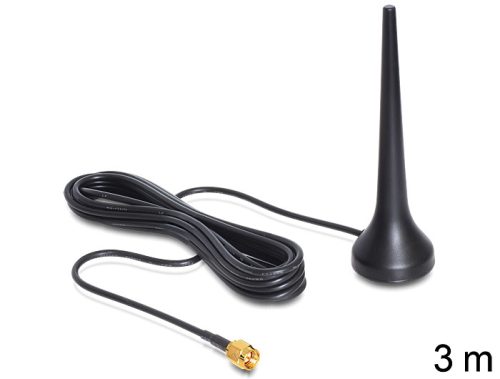 Delock GSM négysávos antenna SMA 2 dBi mindenirányú (88690)