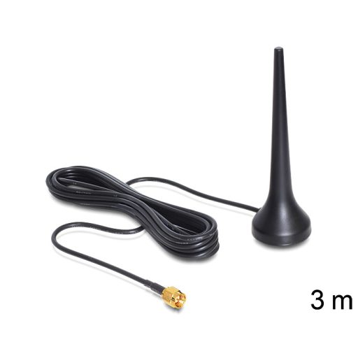 Delock GSM négysávos antenna SMA 2 dBi mindenirányú (88690)