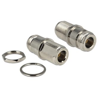 Delock N jack > N jack bulkhead adapter (88803)