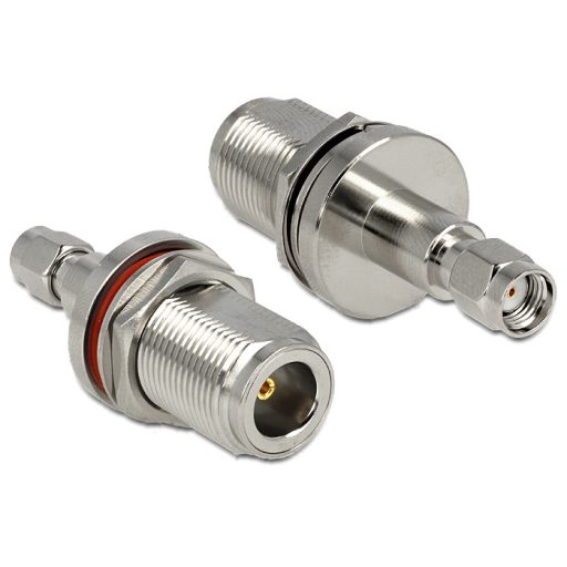 Delock adapter N jack> RP-SMA csatlakozó bulkhead, 50,00 (88847)