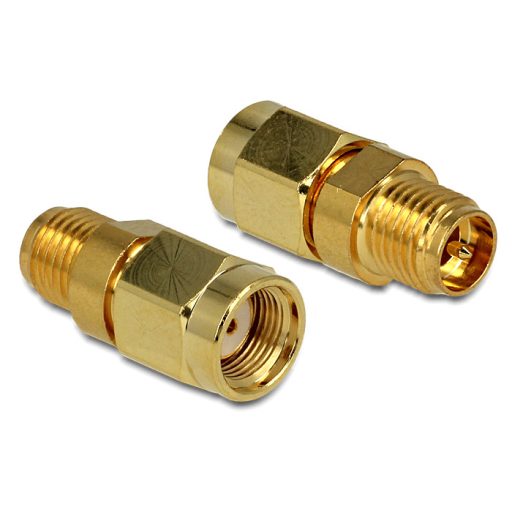 Delock adapter RP-SMA dugós metrikus menet> RP-SMA csatlakozó (88875)