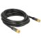 Delock Antennakábel F-csatlakozóval > F-csatlakozóval RG-6/U 3 m fekete (88920)
