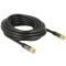 Delock Antennakábel F-csatlakozóval > F-csatlakozóval RG-6/U 5 m fekete (88921)