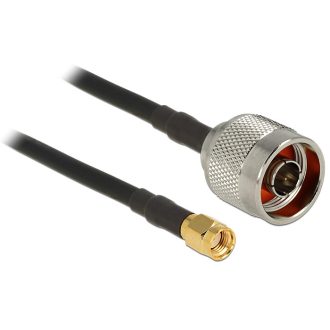   Delock N plug antennakábel > RP-SMA dugó CFD200 2 m alacsony veszteségű (88940)