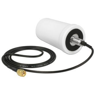   Delock WLAN antenna RP-SMA 802.11 ac/a/h/b/g/n 2 dBi mindenirányú fehér kültéri fehér (88985)