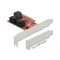 Delock 6 portos SATA PCI Express x4 Kártya - alacsony profilú formatényező (89042)