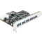 Delock PCI Express Card > 5 x külső + 2 x belső USB 3.0 (89355)