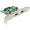 Delock PCI Express Kártya > 2 x USB 3.0, SuperSpeed (89391)