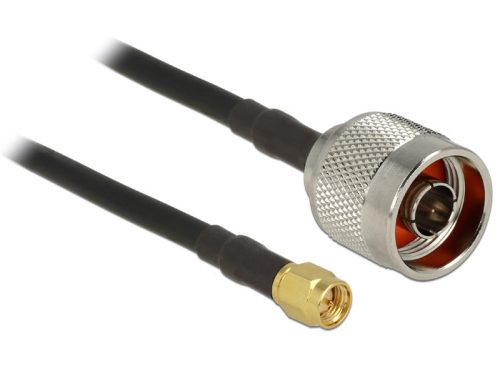 Delock antenna kábel N dugó > SMA dugó CFD200 7,5 m alacsony veszteséggel (89419)