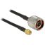 Delock antenna kábel N dugó> SMA dugó CFD200 10 m alacsony veszteséggel (89421)