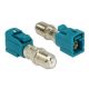 Delock adapter F-csatlakozó > FAKRA Z-csatlakozó (89464)