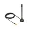 Delock Antenna ISM 433 MHz SMA 2 dBi 2 m RG-174 mindenirányú, fix mágneses alap fekete (89490)