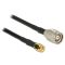 Delock antenna kábel RP-TNC dugó > SMA dugó RG-58 C/U 5 m (89513)
