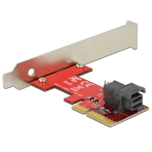 Delock PCI Express x4-kártya > 1 x belso SFF-8643 NVMe   alacsony profilú formatényezo (89535)