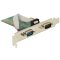 Delock PCI Expressz-kártya > 2 x Soros RS-232 (89555)