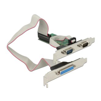   Delock PCI Express-kártya > 2 x Soros RS-232 + 1 x Párhuzamos (89556)
