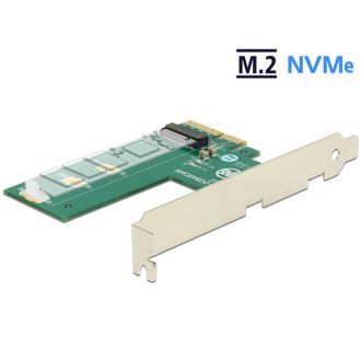   Delock PCI Express x4 kártya > 1 x belső NVMe M.2 kulcsos M - keresztformátumú M-kulcs (89561)