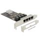 Delock Delock PCI Express kártya > 4 x Gigabit LAN (89567)