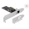Delock PCI Express x1 kártya - 1 x 2,5 Gigabit LAN (89598)