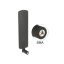 Delock LTE antenna SMA-dugó 2 dBi mindenirányú, dönthető csatlakozással (fekete színű) (89604)