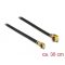 Delock Antenna kábel MHF / U.FL-LP-068 kompatibilis apa csatlakozó > MHF IV/ HSC MXHP32 kompatibilis (89649)