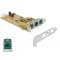 Delock PoweredUSB PCI Express kártya > 3 x 12 V (89656)