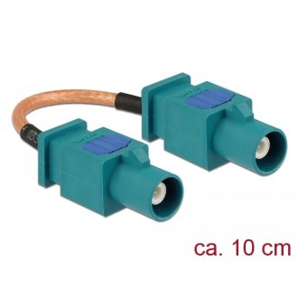   Delock Antennakábel, FAKRA Z-dugó > FAKRA Z-dugó, RG-316 10 cm (89663)
