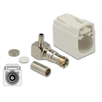 Delock FAKRA B anya 90  krimpeléshez (89714)