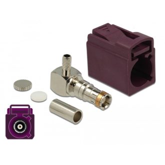 Delock FAKRA D anya 90  krimpeléshez (89716)