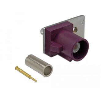   Delock FAKRA D apa rugóscsap krimpeléshez 1 előre préselt lyuk (89744)