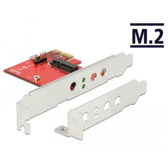   Delock PCI Express Kártya > 1 x belső M.2 Key E - alacsony profilú formatényező (89889)