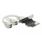 Delock PCI Express Kártya > 4 x soros RS-232 tápfeszültséggel 5 V / 12 V (89895)