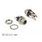 Delock DC bulkhead anya csatlakozó 5,5 x 2,1 x 9,5 mm dugóméretű anya (89910)