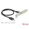 Delock Csatlakozó aljzat 1 x USB Type-C  porttal (89936)