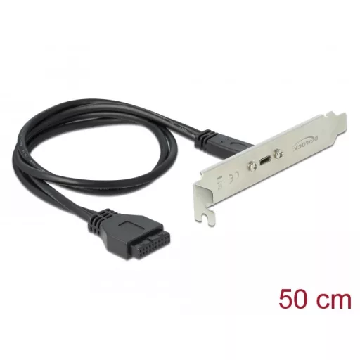 Delock Csatlakozó aljzat 1 x USB Type-C  porttal (89937)