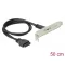 Delock Csatlakozó aljzat 1 x USB Type-C  porttal (89937)