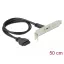 Delock Csatlakozó aljzat 1 x USB Type-C  porttal (89937)