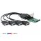 Delock PCI Express Kártya > 4 x soros RS-232 tápfeszültséggel (89938)